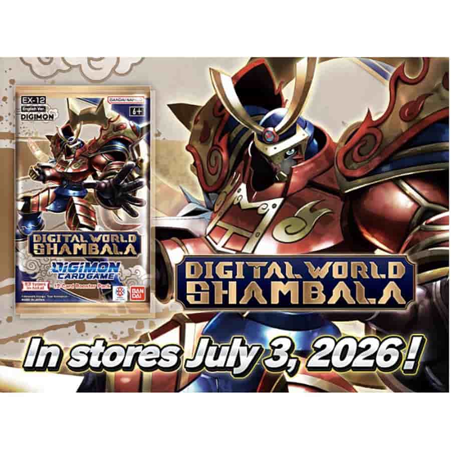 Digimon TCG: Extra Booster - DIGITAL WORLD SHAMBALA - (EX-12) (24ct) — Digimon TCG Producto Sellado