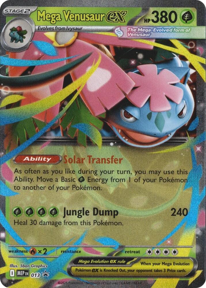 Mega Venusaur ex - 013 - ME: Mega Evolution Promo (MEP) — ME: Mega Evolution Promo