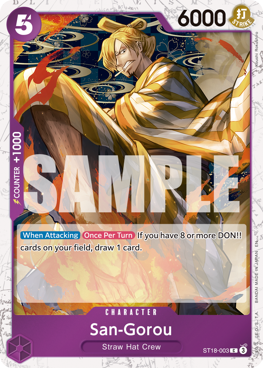 San-Gorou - ST18-003 - ONE PIECE CARD THE BEST vol.2 [PRB02] (C) — Premium Booster -The Best- Vol. 2