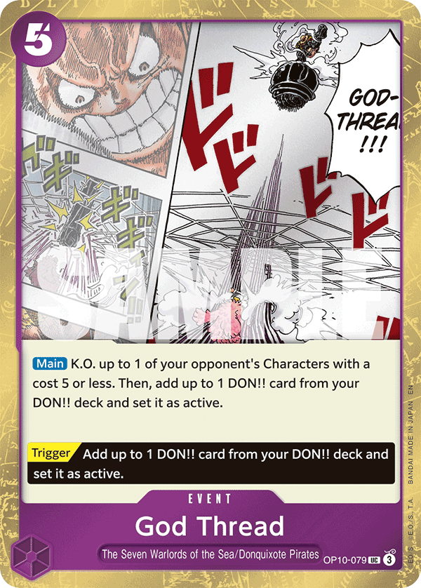 God Thread - OP10-079 - ONE PIECE CARD THE BEST vol.2 [PRB02] (UC) — Premium Booster -The Best- Vol. 2