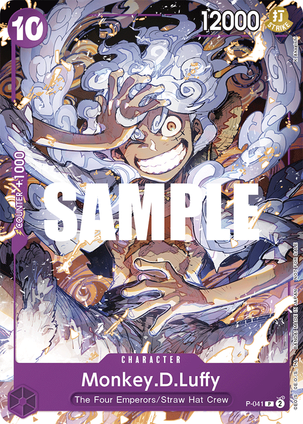 Monkey.D.Luffy - P-041 - Pirates Party Vol.5 (P) — One Piece Promotion Cards