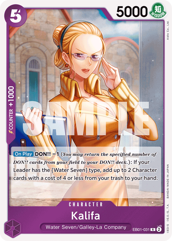 Kalifa - EB01-031 - Memorial Collection [EB01] (R) — Extra Booster: Memorial Collection