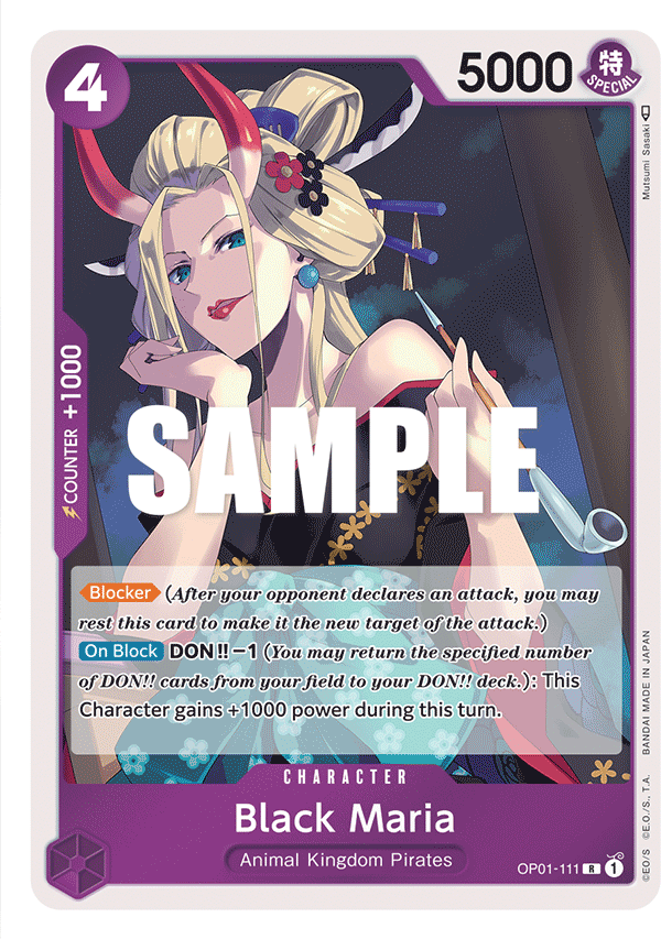 Black Maria - OP01-111 - ROMANCE DAWN [OP01] (R) — OP 01: Romance Dawn