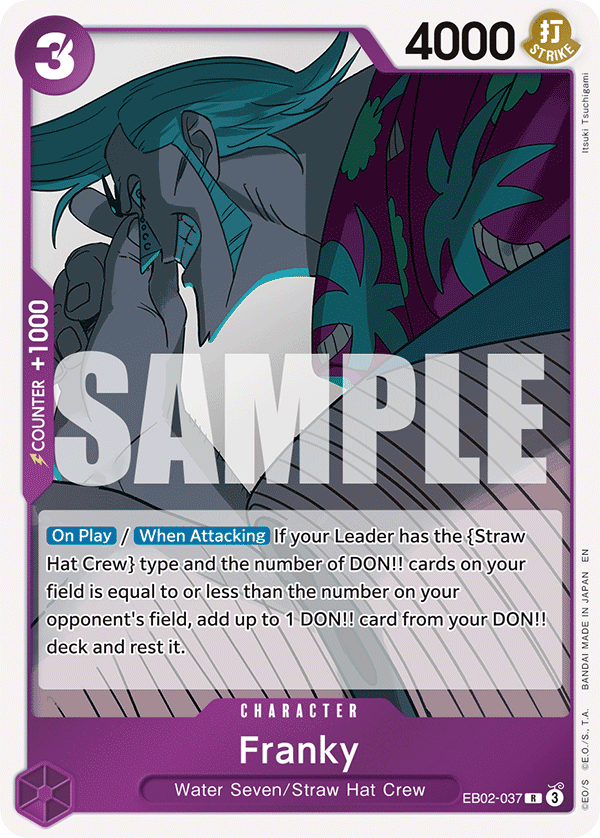 Franky - EB02-037 - Anime 25th Collection [EB02] (R) — Extra Booster: Anime 25th Collection