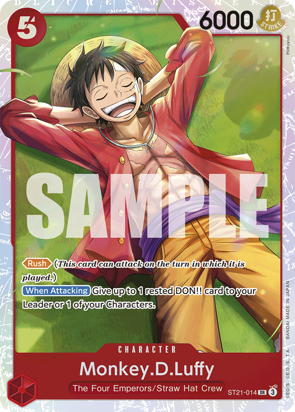 Monkey.D.Luffy - ST21-014 - GEAR5 [ST21] (SR) — Starter Deck EX: Gear 5