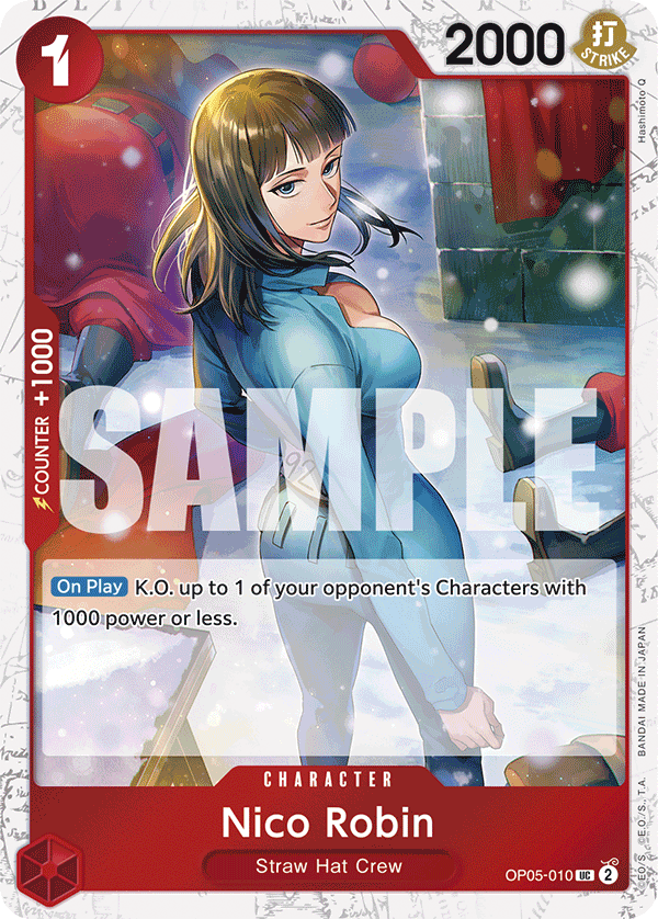 Nico Robin - OP05-010 - ONE PIECE CARD THE BEST [PRB01] (UC) Jolly Roger Foil — Premium Booster -The Best-