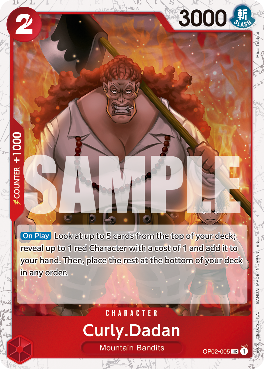 Curly.Dadan - OP02-005 - ONE PIECE CARD THE BEST vol.2 [PRB02] (UC) Pirate Foil — Premium Booster -The Best- Vol. 2