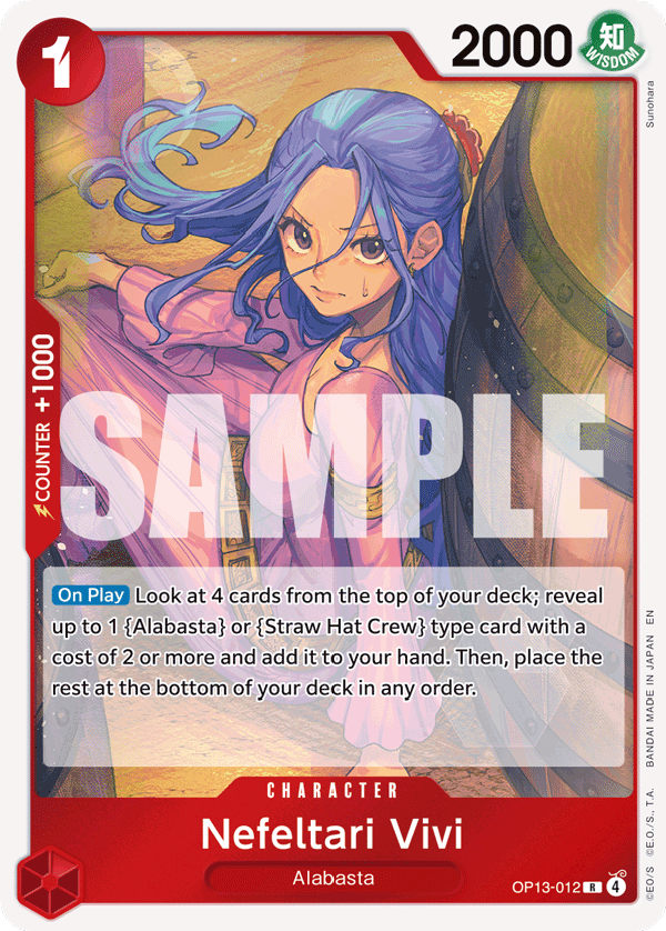 Nefeltari Vivi - OP13-012 - CARRYING ON HIS WILL [OP13] (R) — OP 13: Carrying On His Will