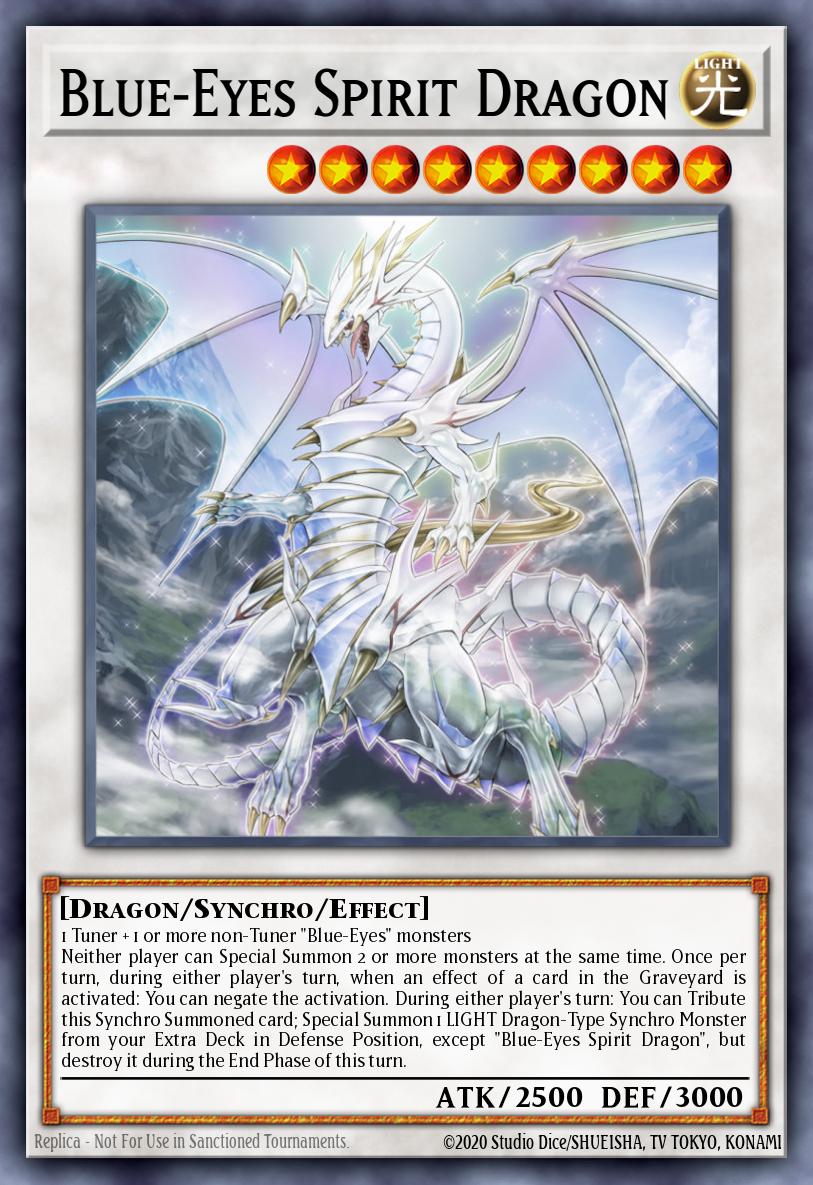 Blue-Eyes Spirit Dragon - RA02-EN030 (Super Rare) — Monstruos