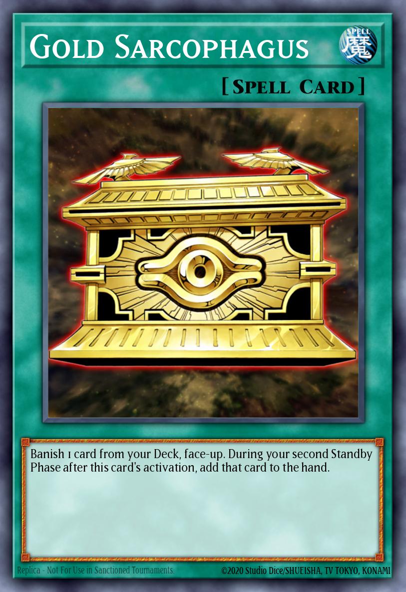 Gold Sarcophagus - RA02-EN052 (Super Rare) — Magias