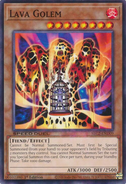 Lava Golem - Speed Duel: Battle City Finals (SBC2) — Monstruos