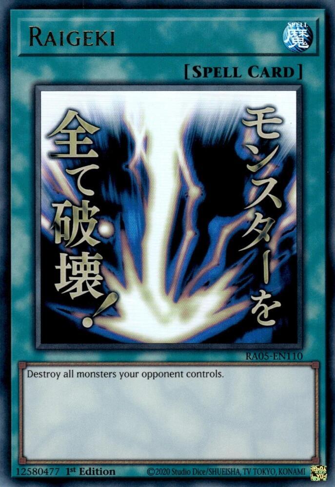 Raigeki - RA05-EN110 (Ultra Rare) — Magias