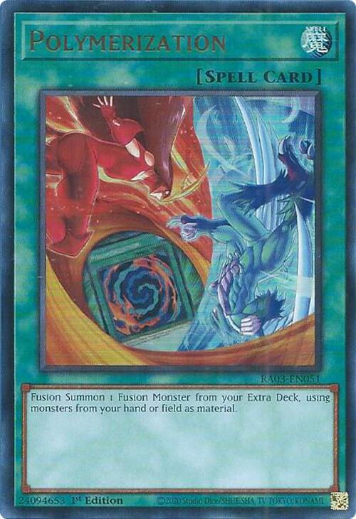 Polymerization - RA03-EN051 (Ultra Rare) — Magias