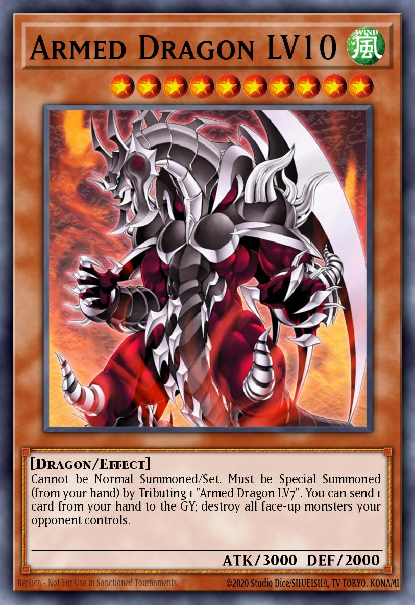 Armed Dragon LV10 - SGX3-ENI27 (Secret Rare) — Monstruos