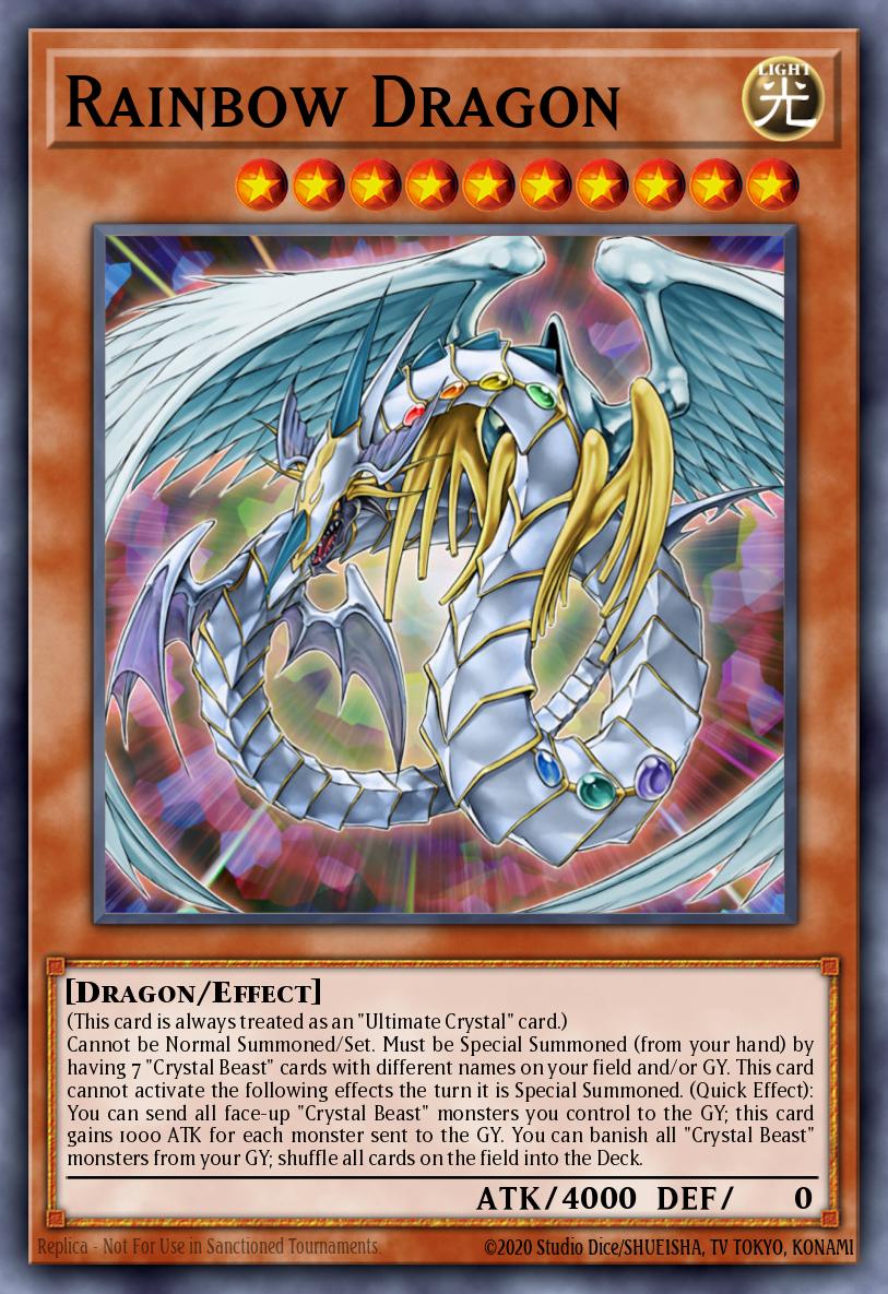 Rainbow Dragon - TN23-EN004 (Quarter Century Secret Rare) — Monstruos