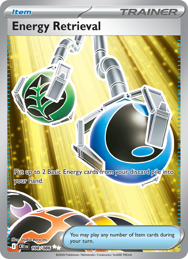 Energy Retrieval - 108/86 - ME04: Chaos Rising (Ultra Rare) — 