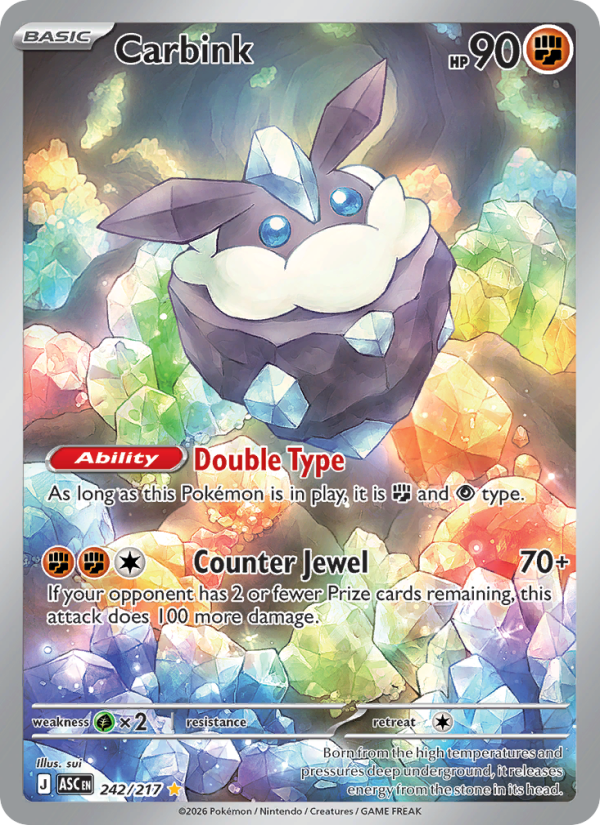 Carbink - 242/217 - ME02.5: Ascended Heroes (Illustration rare) — 