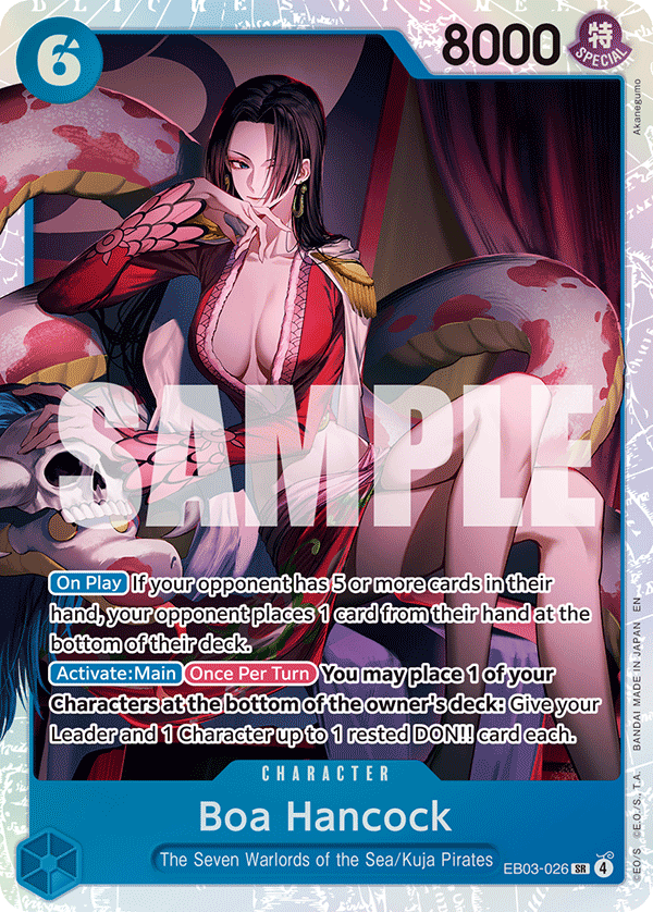 Boa Hancock - EB03-026 - ONE PIECE HEROINES EDITION [EB03] (SR) — Extra Booster: One Piece Heroines Edition