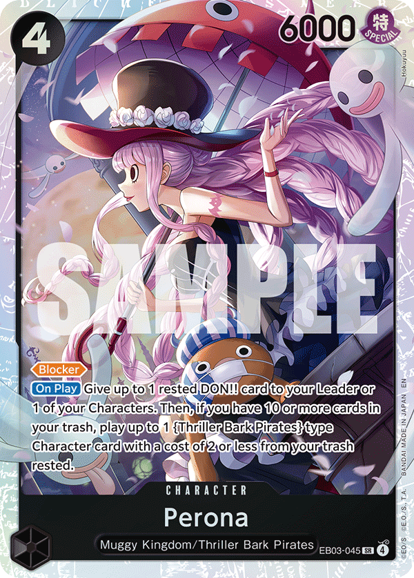 Perona - EB03-045 - ONE PIECE HEROINES EDITION [EB03] (SR) — Extra Booster: One Piece Heroines Edition