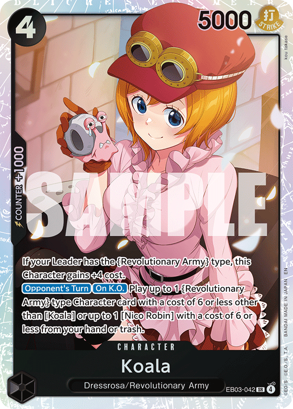 Koala - EB03-042 - ONE PIECE HEROINES EDITION [EB03] (SR) — Extra Booster: One Piece Heroines Edition