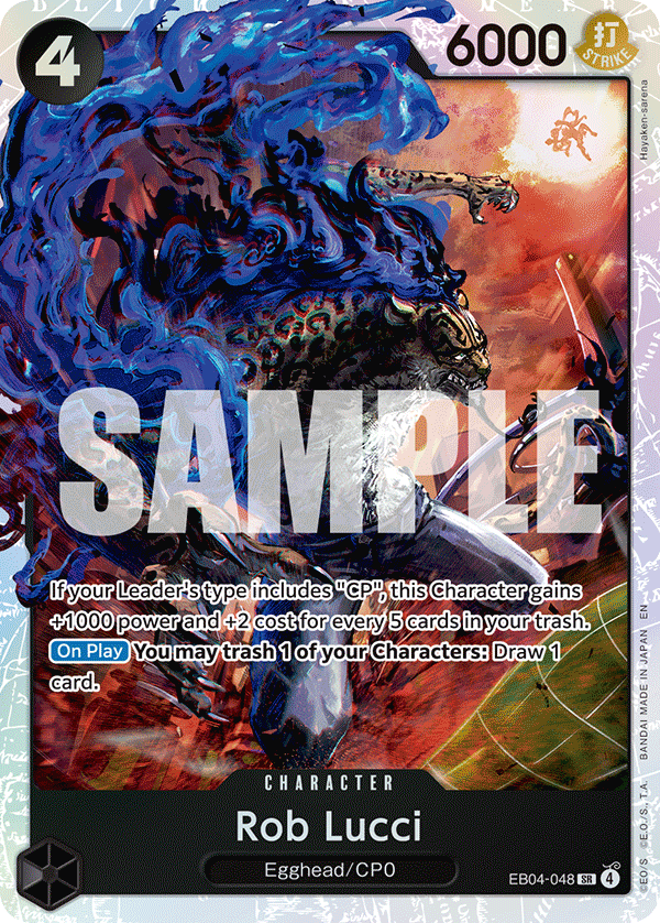 Rob Lucci - EB04-048 - ADVENTURE ON KAMI'S ISLAND [OP15EB04] (SR) — Adventure on Kami's Island