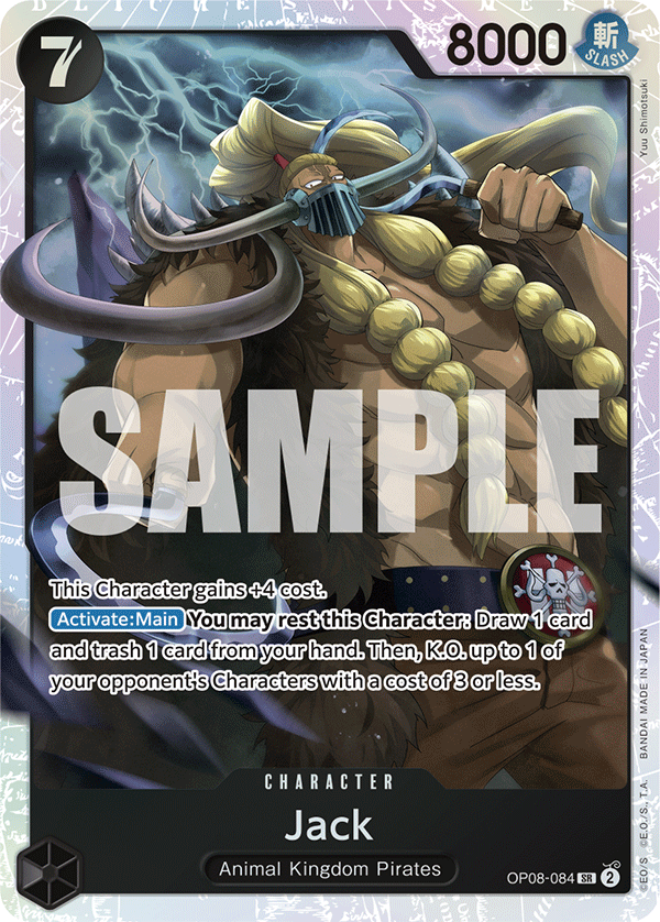 Jack - OP08-084 - TWO LEGENDS [OP08] (SR) — OP 08: Two Legends