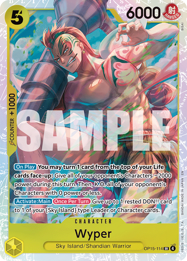 Wyper - OP15-114 - ADVENTURE ON KAMI'S ISLAND [OP15EB04] (SR) — Adventure on Kami's Island
