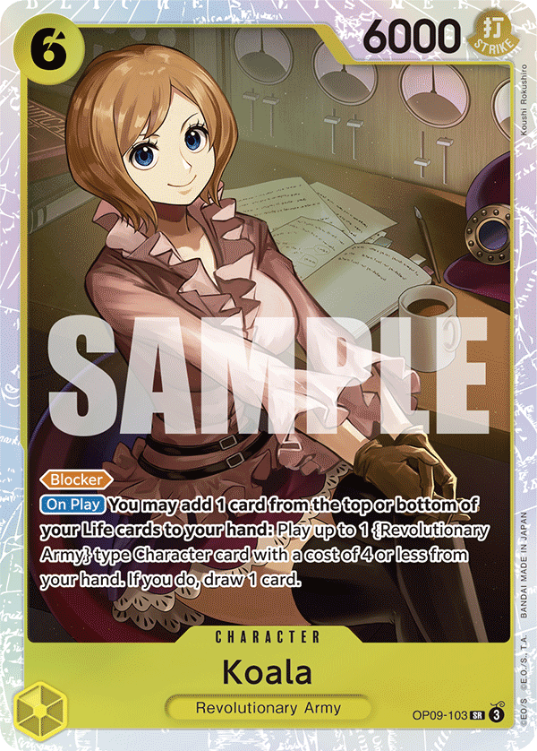Koala - OP09-103 - EMPERORS IN THE NEW WORLD [OP09] (SR) — OP 09: Emperors in the New World