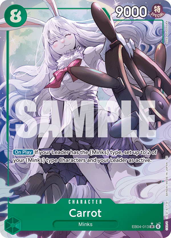 Carrot - EB04-013 - THE AZURE SEA’S SEVEN [OP14EB04] (SR) — The Azure Sea's Seven