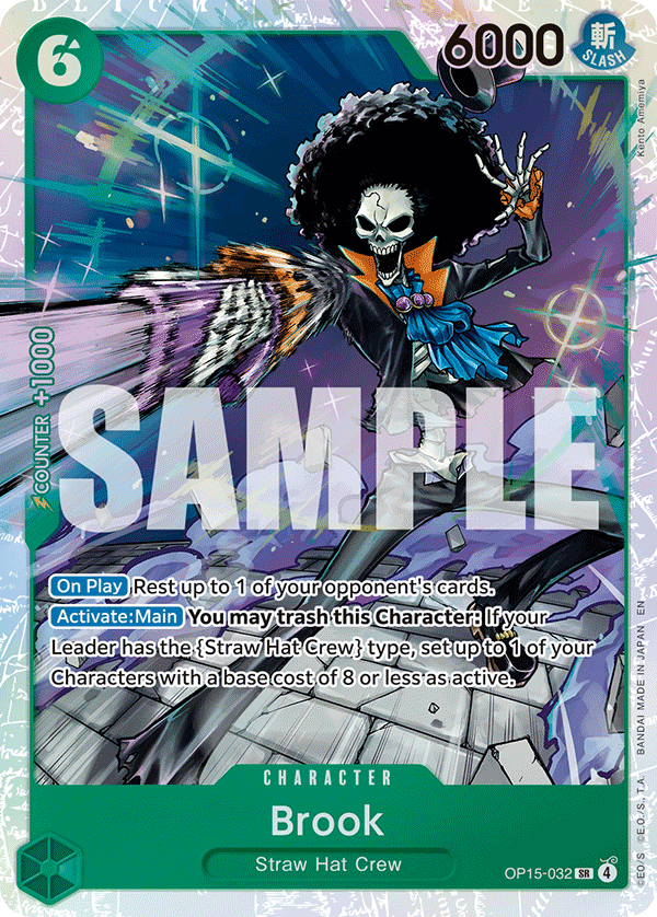 Brook - OP15-032 - ADVENTURE ON KAMI'S ISLAND [OP15EB04] (SR) — Adventure on Kami's Island