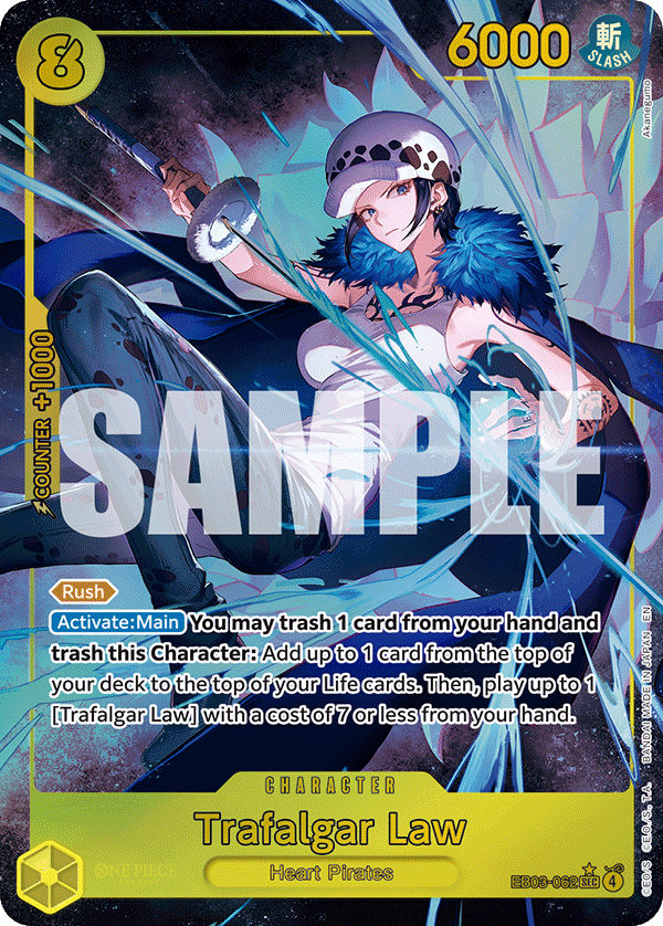 Trafalgar Law - EB03-062 - ONE PIECE HEROINES EDITION [EB03] (SEC) — Extra Booster: One Piece Heroines Edition