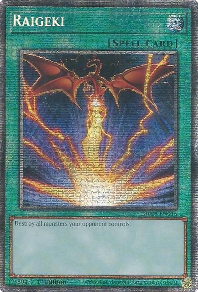 Raigeki - MP25-EN015 (Starlight Rare) — Magias