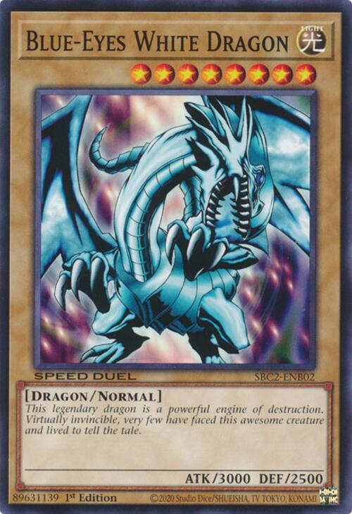 Blue-Eyes White Dragon - LDK2-ENK01 (Common) speed duel — Monstruos
