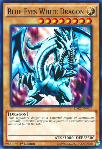 Blue-Eyes White Dragon - LDK2-ENK01 (Common) — Monstruos