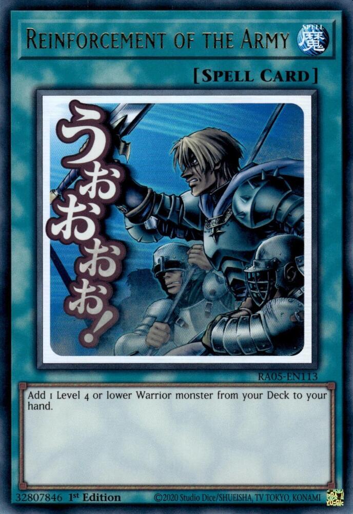 Reinforcement of the Army - Rarity Collection 5 (RA05) — Magias