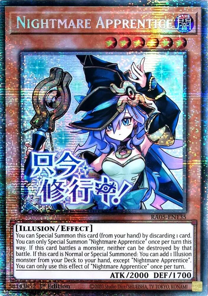 Nightmare Apprentice (Starlight Rare) - Rarity Collection 5 (RA05) — Monstruos