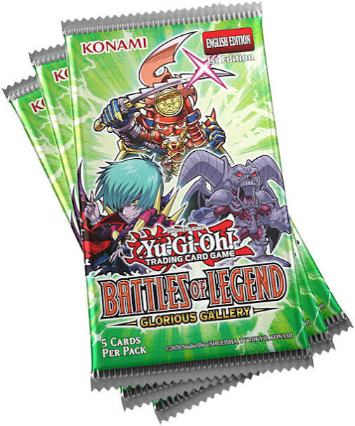 Battles of Legend: Glorious Gallery (Tuck) Box OTS 4 PACK — Yu-Gi-Oh! TCG Producto Sellado