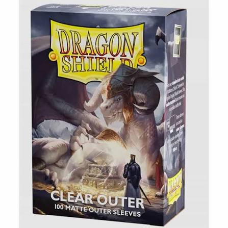 Clear outer - Matte Sleeves — Tamaño Estándar