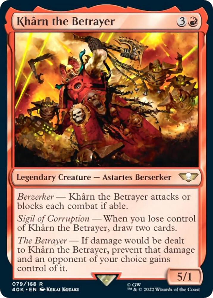 Kharn the Betrayer - 79 (R) — ROJO