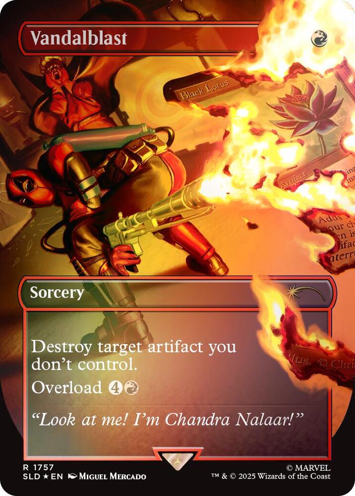 Vandalblast (1757) (Rainbow Foil) - 1757 (R) — ROJO