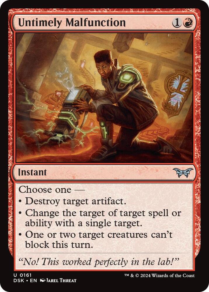 Untimely Malfunction - 161 (U) — ROJO