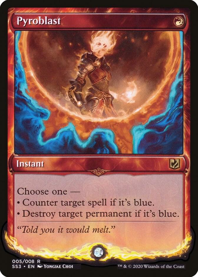 Pyroblast - 5 (R) — ROJO