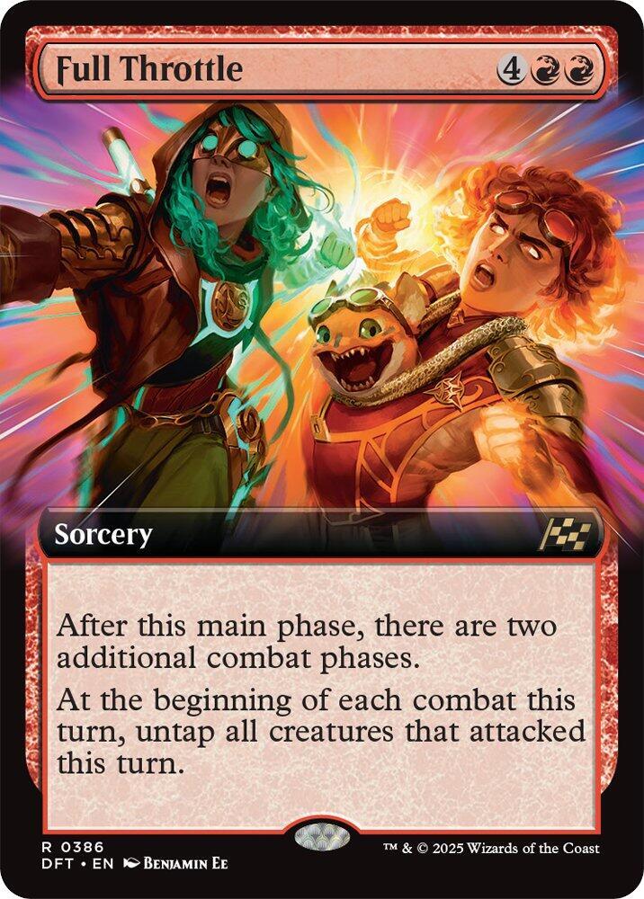 Full Throttle (Extended Art) - 386 (R) foil — ROJO