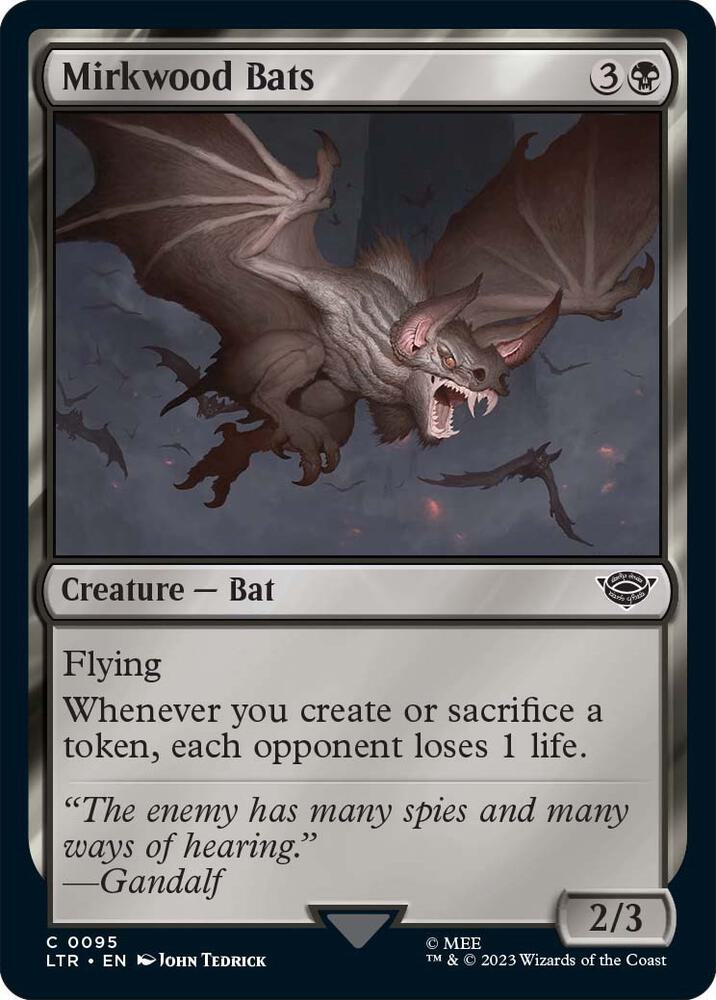 Mirkwood Bats - 95 (C) — NEGRO