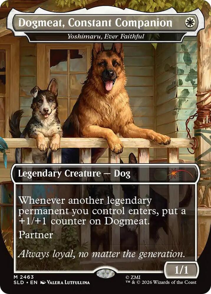 Dogmeat, Constant Companion - Yoshimaru, Ever Faithful - 2463 (M) foil — BLANCO