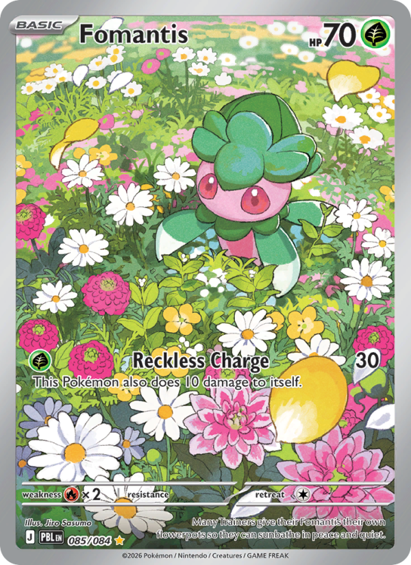 Fomantis - 085/84 - ME05: Pitch Black (Illustration rare) — ME05: Pitch Black