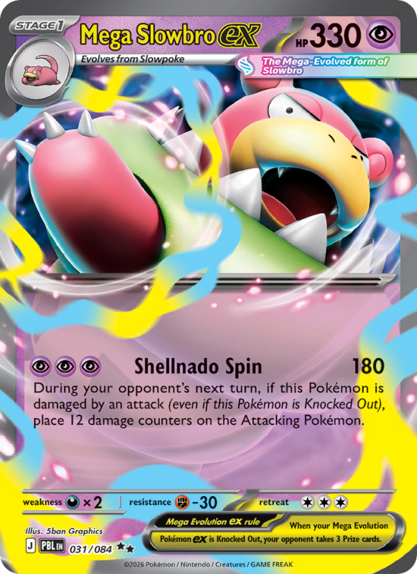 Mega Slowbro ex - 031/84 - ME05: Pitch Black (Double rare) — ME05: Pitch Black