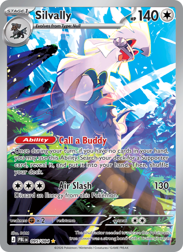 Silvally - 095/84 - ME05: Pitch Black (Illustration rare) — ME05: Pitch Black