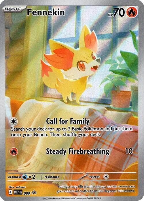 Fennekin - 080/0 - MEP: MEP Black Star Promos (Promo) — ME: Mega Evolution Promo