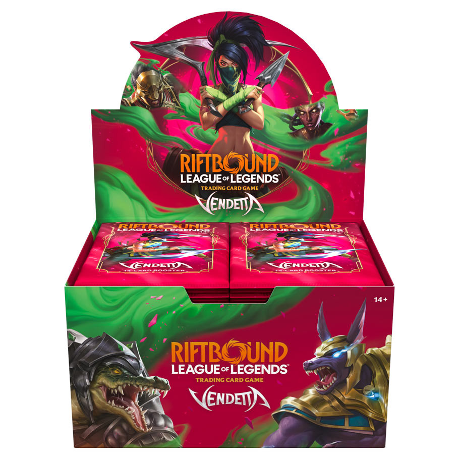 Riftbound TCG: Set 4- Vendetta- Booster Display — Riftbound Producto Sellado